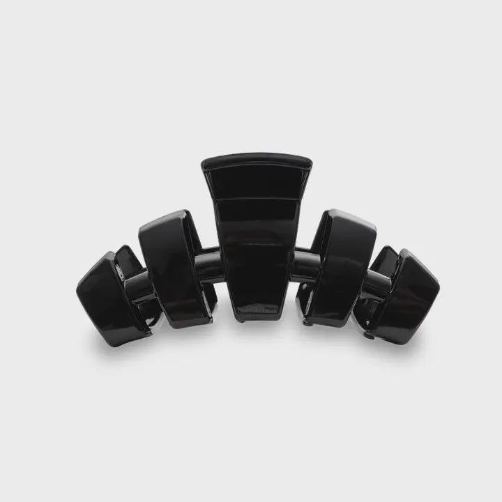 Medium Hair Clip Jet Black