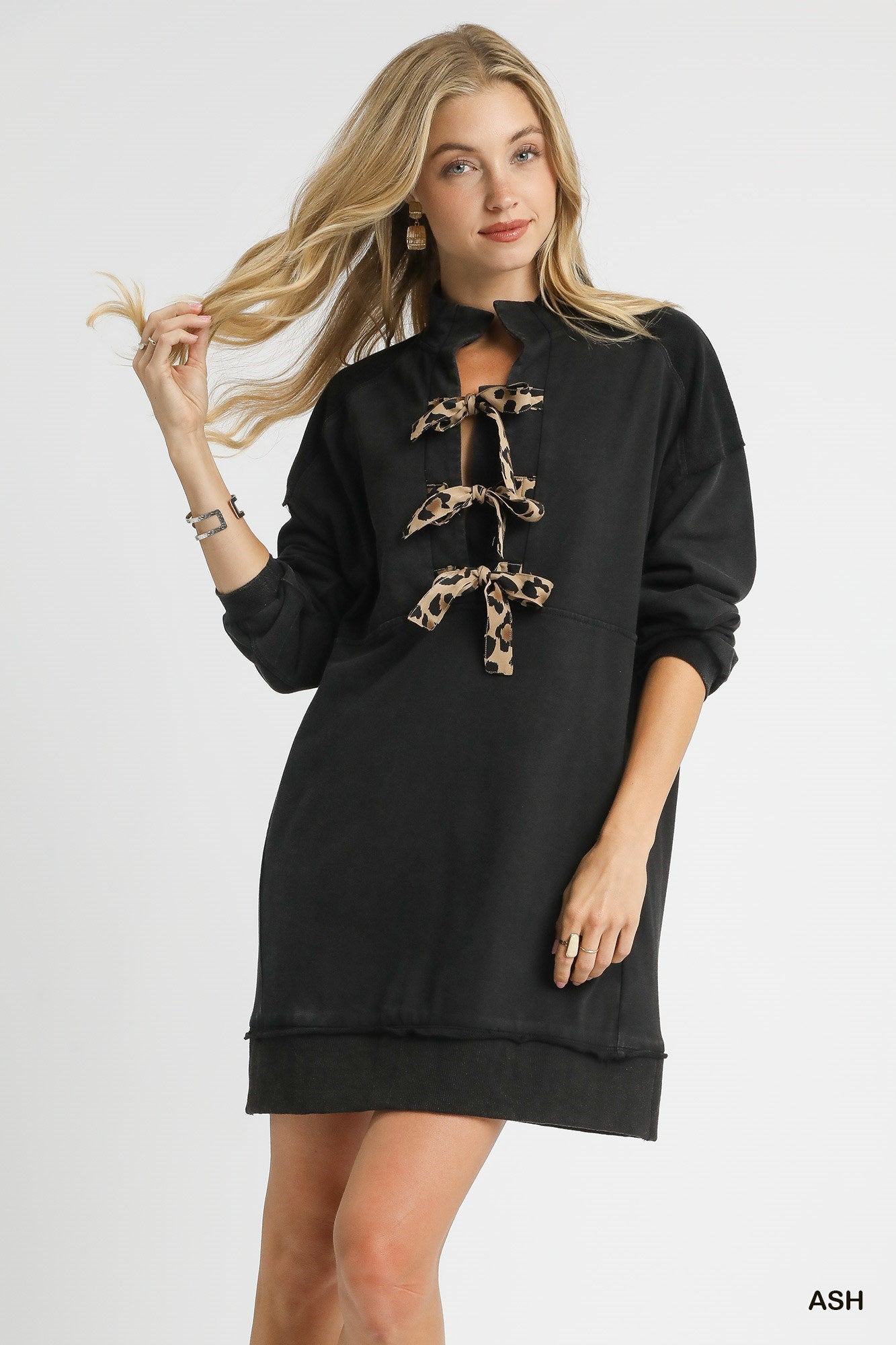 Terry Dress With Animal Print