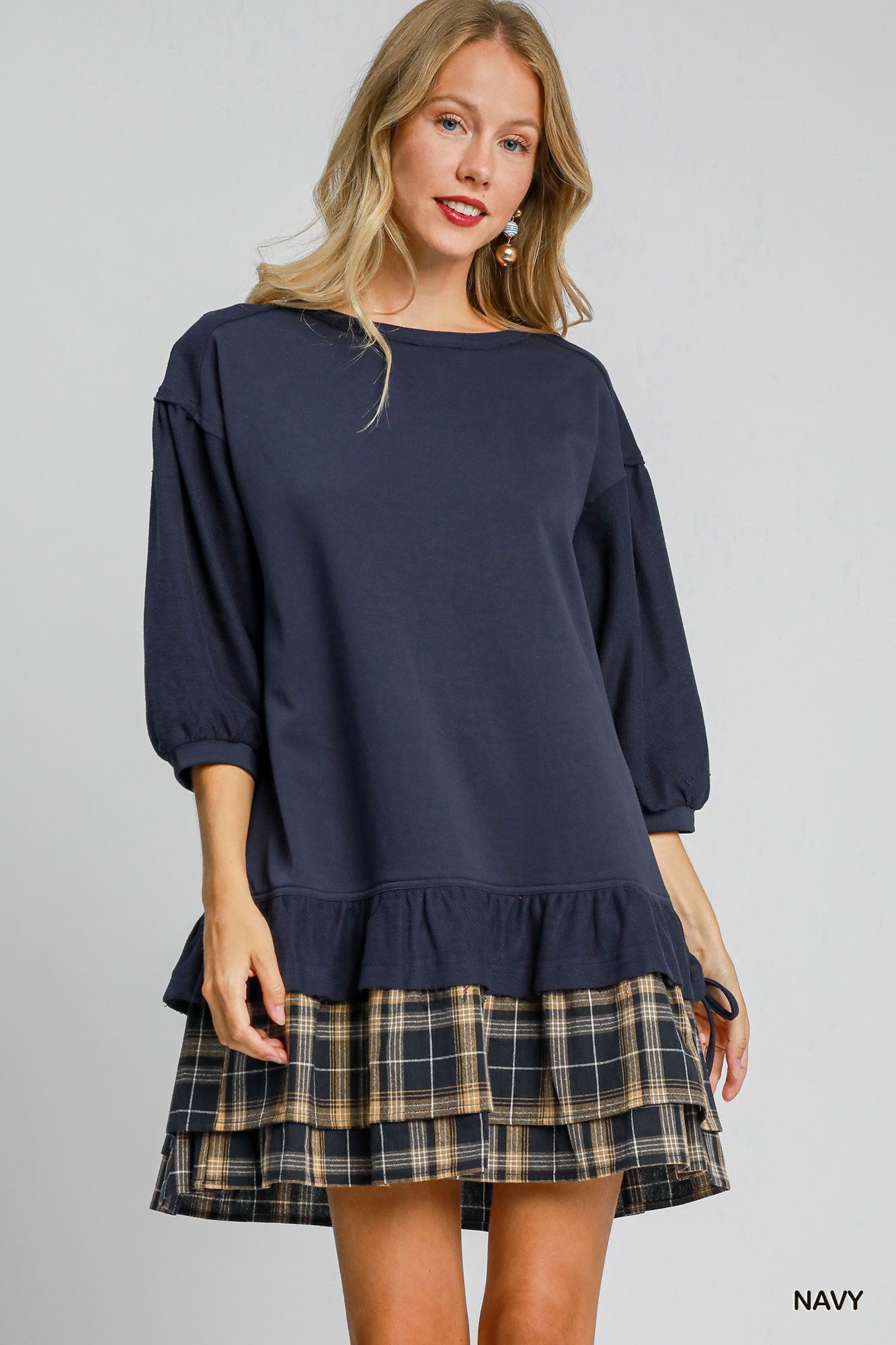 French Terry Mini Dress