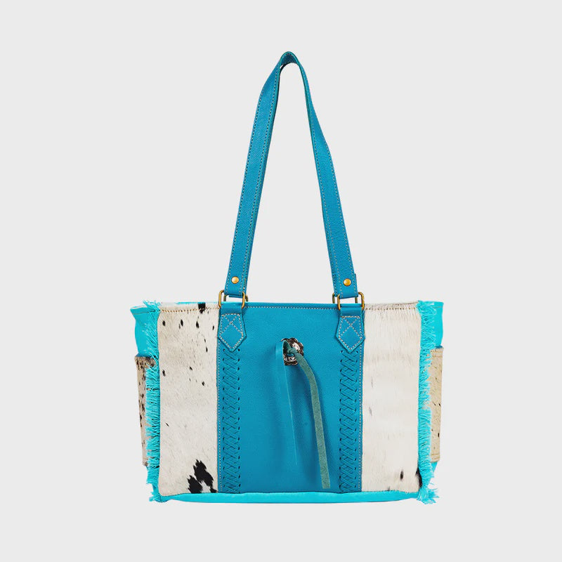 Sky Falcon Canvas Hairon Bag