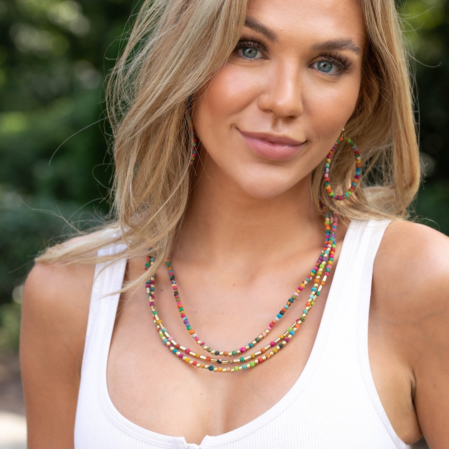 Aasha Large Rings Long Neck