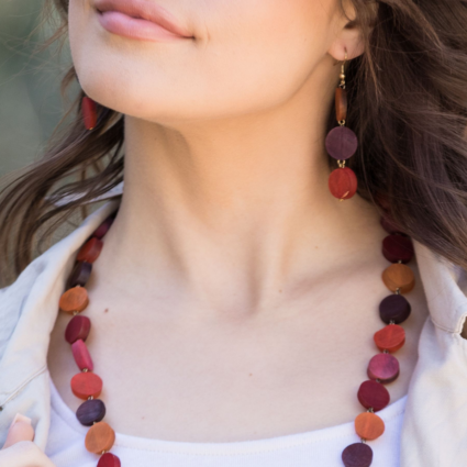 Omala Rosy Cheeks Collection Earrings – Three Small Circles