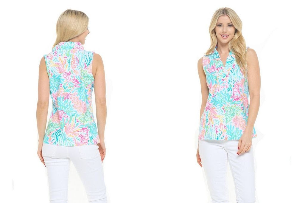 Evelyn Ruffle top