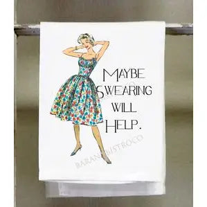 Sassy Girl Dish Towel
