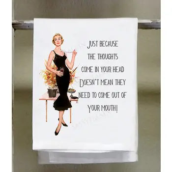 Sassy Girl Dish Towel