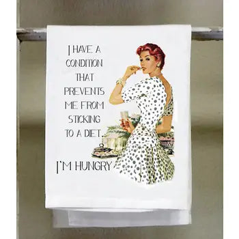 Sassy Girl Dish Towel