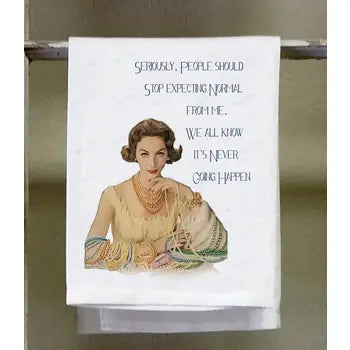 Sassy Girl Dish Towel