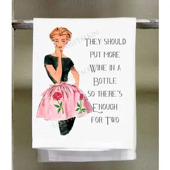 Sassy Girl Dish Towel