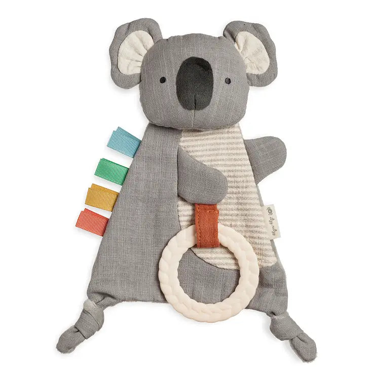 bitzy crinkle Sensory toy with teether
