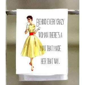 Sassy Girl Dish Towel