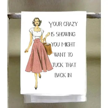 Sassy Girl Dish Towel
