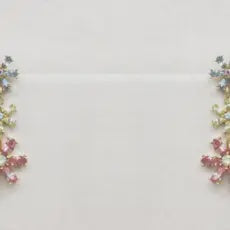 Multi-Crystal Flower Earring