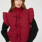 Flutter Sleeve Bow Puffer