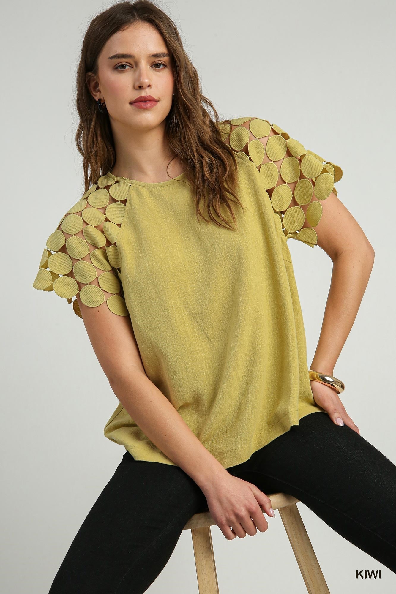 Kiwi  Raglan Sleeve Top