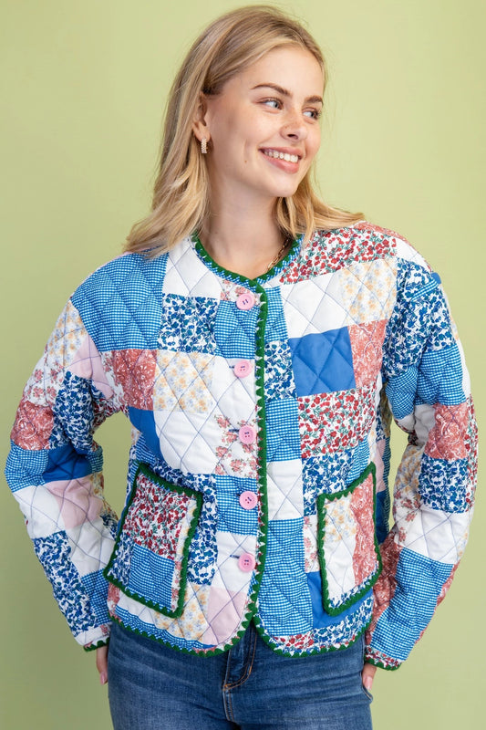 Patchwork Quilted Jacket