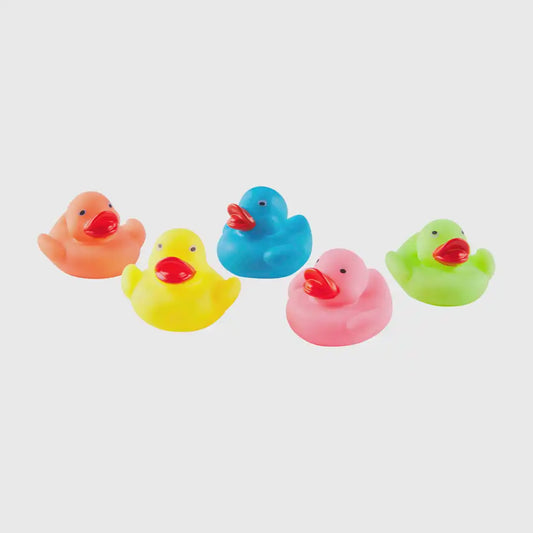 Light up duck bath toy