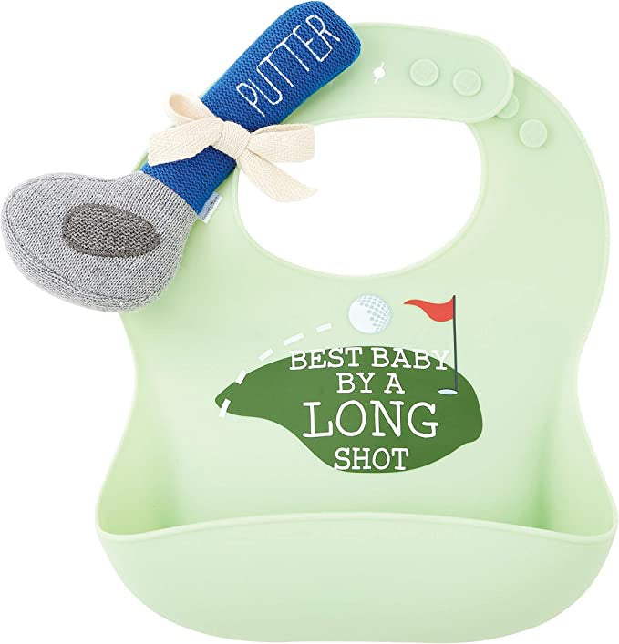 silicone bib and rattle
