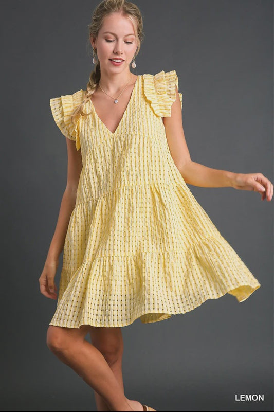 Lemon A-line Dress